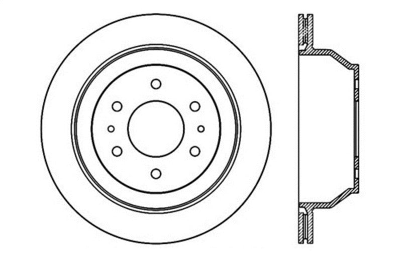 StopTech Slotted & Drilled Sport Brake Rotor