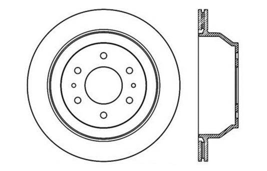 StopTech Slotted & Drilled Sport Brake Rotor