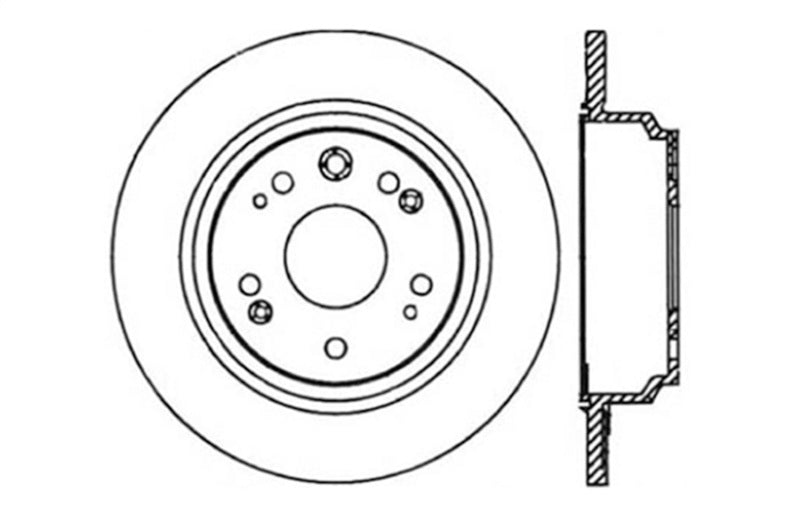 StopTech Slotted & Drilled Sport Brake Rotor