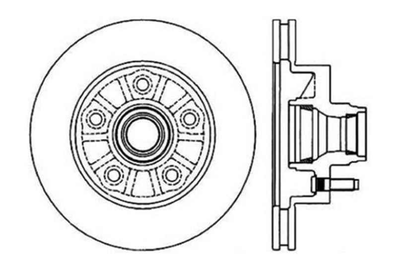 StopTech Slotted & Drilled Sport Brake Rotor