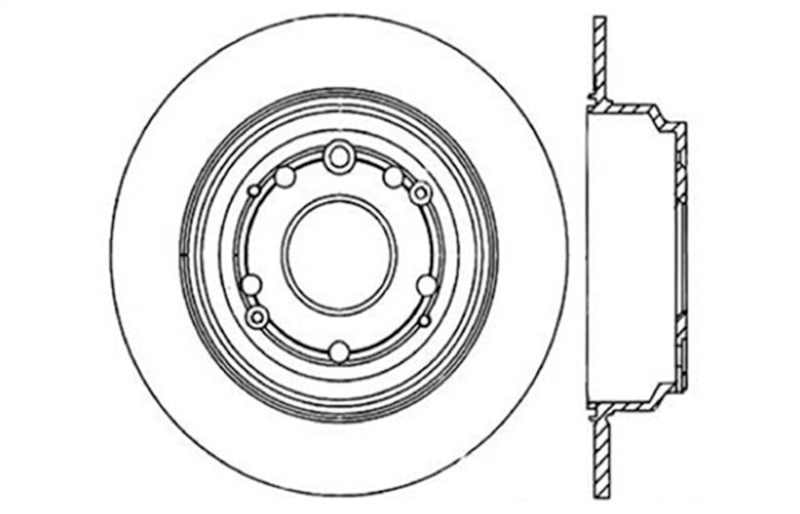 StopTech Slotted & Drilled Sport Brake Rotor