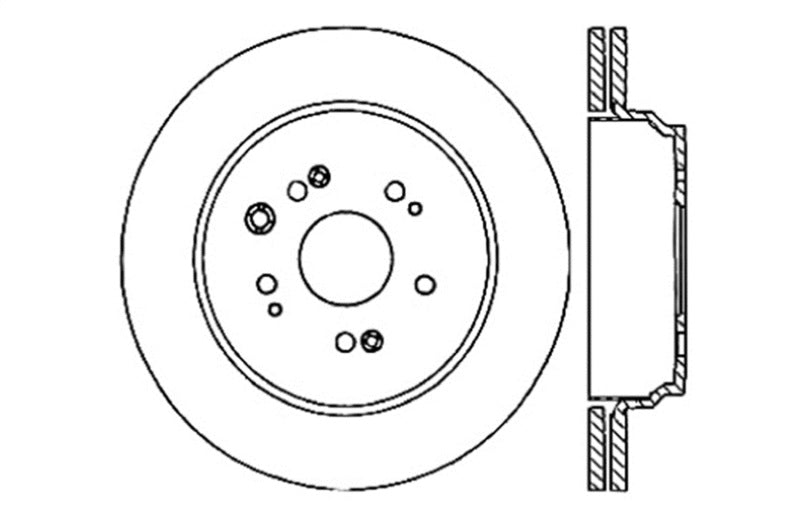 StopTech Slotted & Drilled Sport Brake Rotor