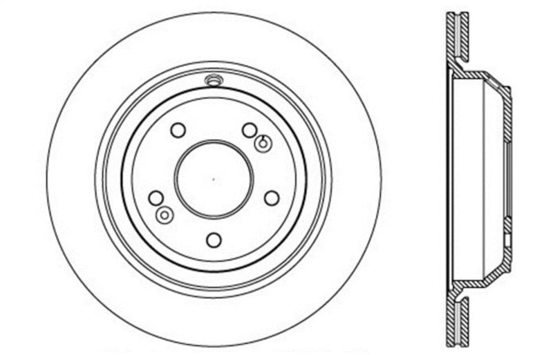 StopTech Slotted & Drilled Sport Brake Rotor