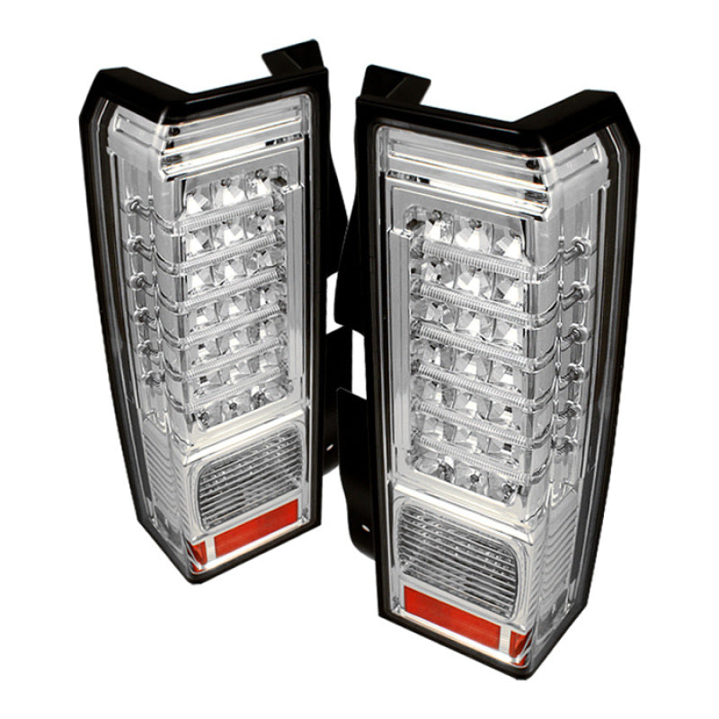 Xtune Hummer H3 06-09 ( Non H3T ) LED Tail Lights Chrome ALT-ON-HH306-LED-C