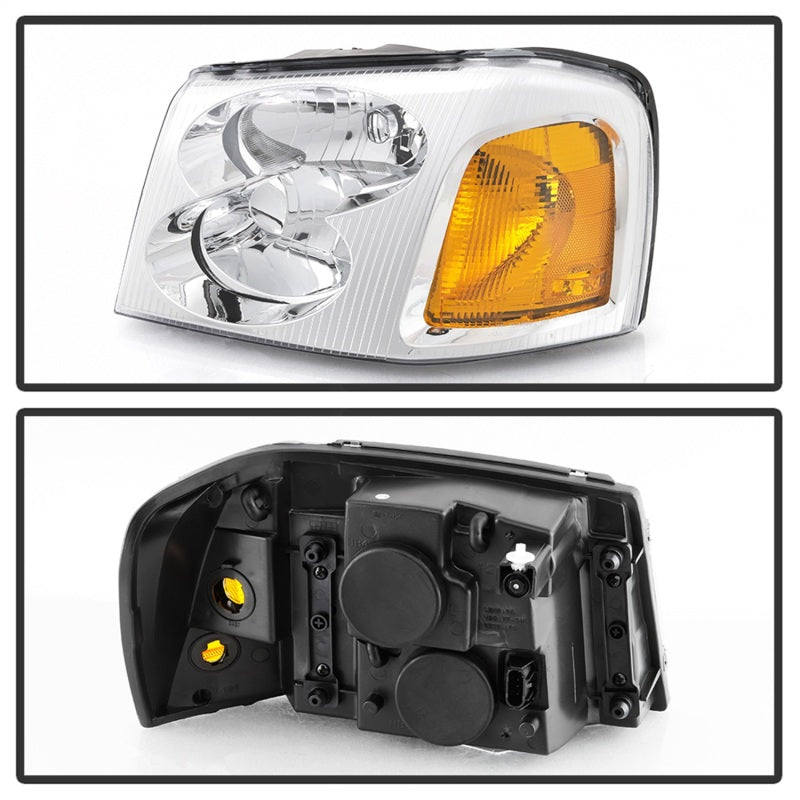 xTune 02-09 GMC Envoy Driver Side Headlight - OEM Left (HD-JH-GEN02-OE-L)