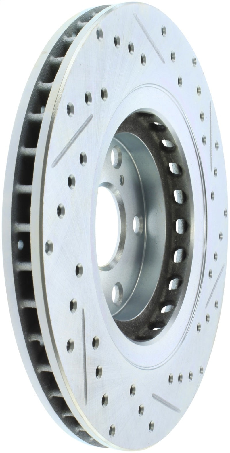 StopTech Select Sport 08-19 Toyota Highlander Sport Drilled / Slotted Front Right Brake Rotor