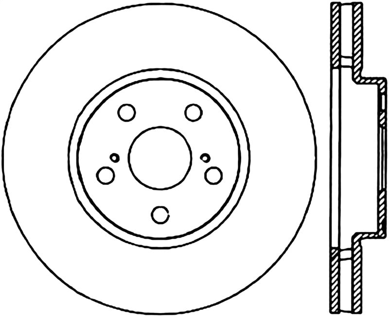 StopTech Slotted & Drilled Sport Brake Rotor