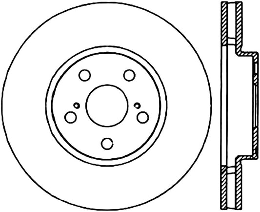 StopTech Slotted & Drilled Sport Brake Rotor