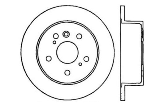 StopTech Slotted & Drilled Sport Brake Rotor