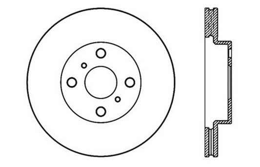 StopTech Slotted & Drilled Sport Brake Rotor