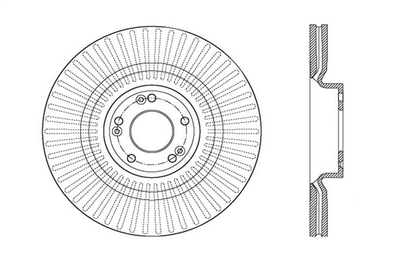 StopTech Slotted & Drilled Sport Brake Rotor