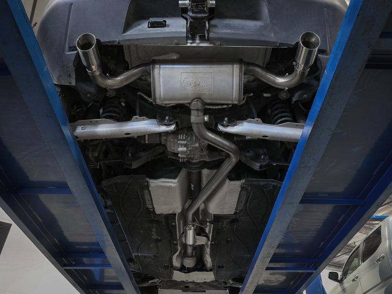 aFe Ford Bronco Sport 21-22 L3-1.5L (t)/L4-2.0L (t) Vulcan Cat-Back Exhaust System- Black Tips