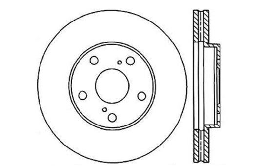 StopTech Slotted & Drilled Sport Brake Rotor