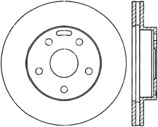 StopTech Slotted & Drilled Sport Brake Rotor