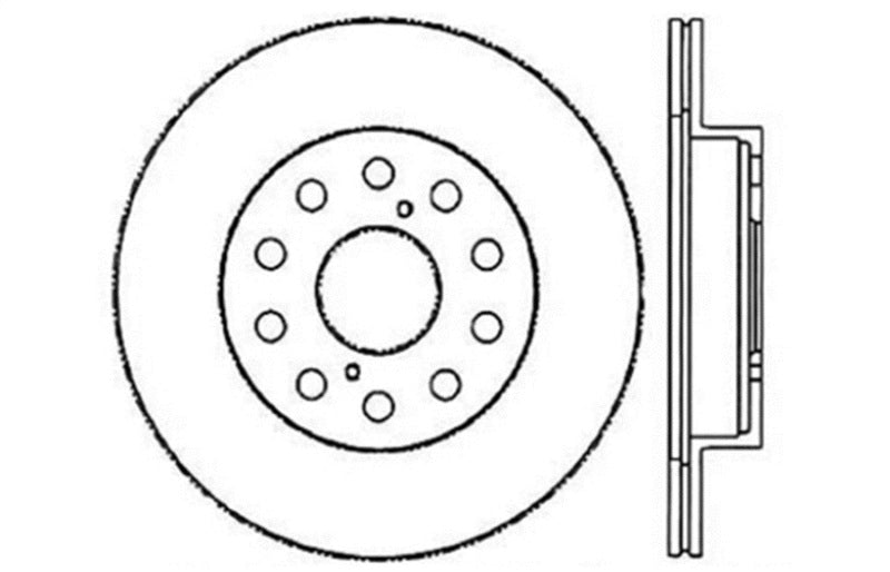 StopTech Slotted & Drilled Sport Brake Rotor