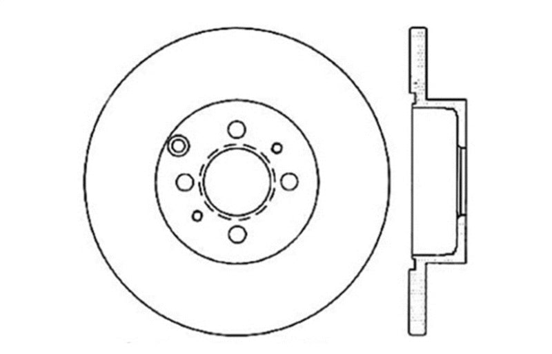 StopTech Slotted & Drilled Sport Brake Rotor