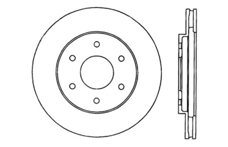 StopTech Slotted & Drilled Sport Brake Rotor