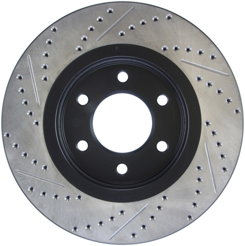 StopTech Sport Drilled & Slotted Rotor - Front Right