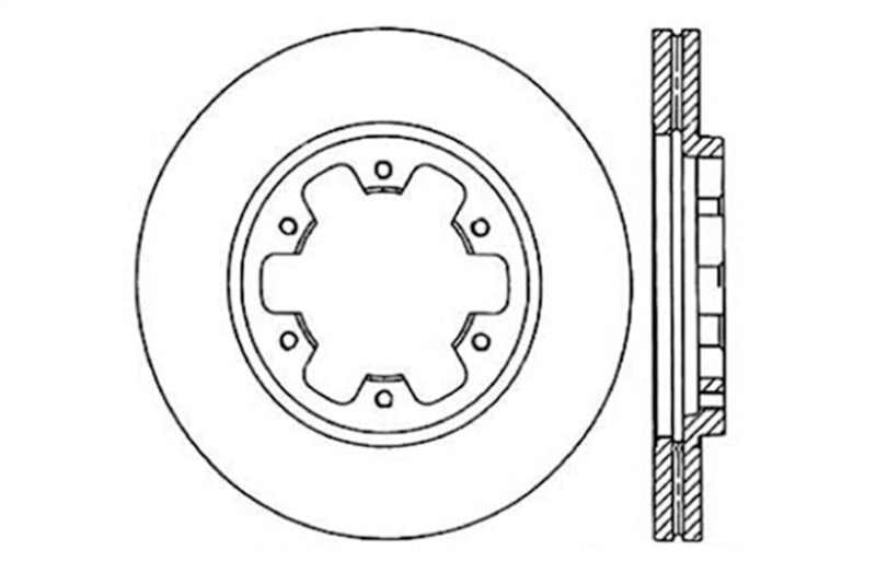 StopTech Slotted & Drilled Sport Brake Rotor