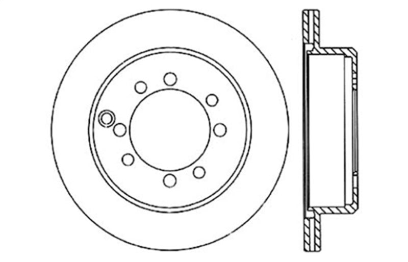 StopTech Slotted & Drilled Sport Brake Rotor