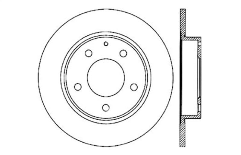 StopTech Slotted & Drilled Sport Brake Rotor