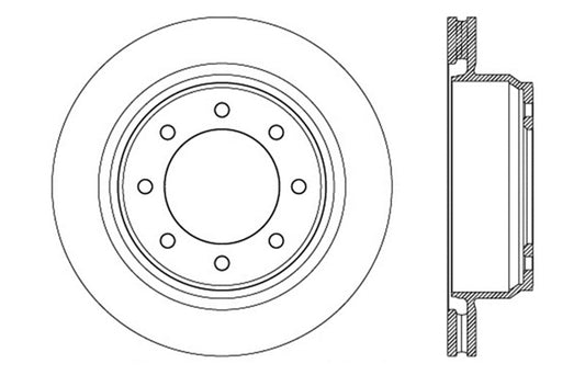 StopTech Slotted & Drilled Sport Brake Rotor