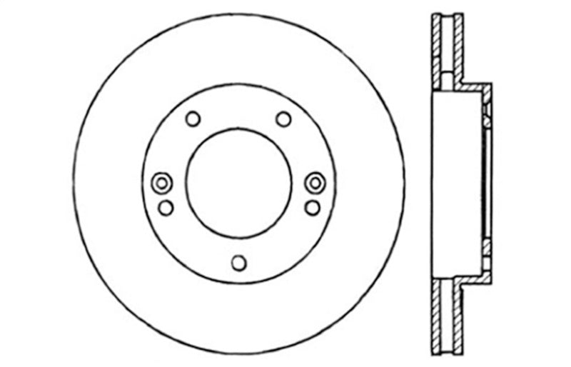 StopTech Slotted & Drilled Sport Brake Rotor