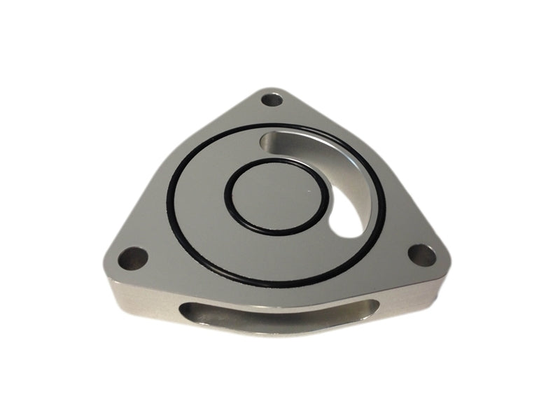 Torque Solution Blow Off BOV Sound Plate (Silver): Dodge Neon SRT-4 03-05