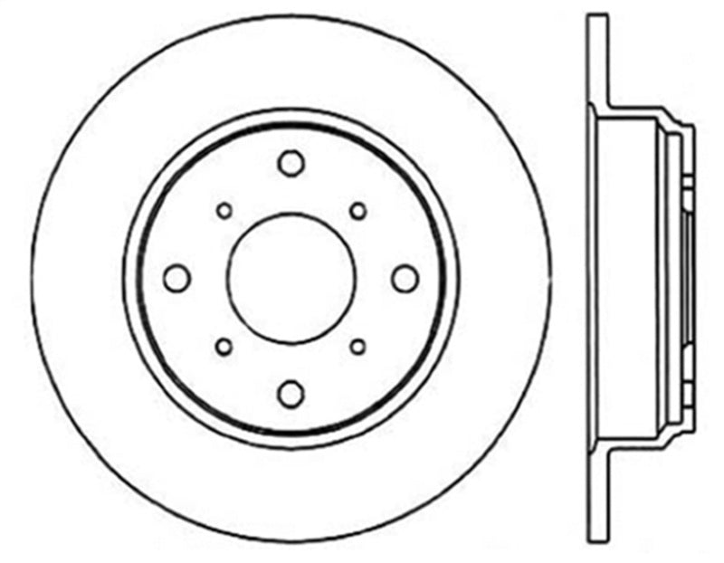 StopTech Slotted & Drilled Sport Brake Rotor