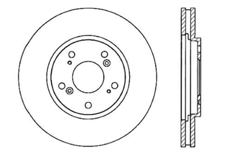 StopTech Slotted & Drilled Sport Brake Rotor