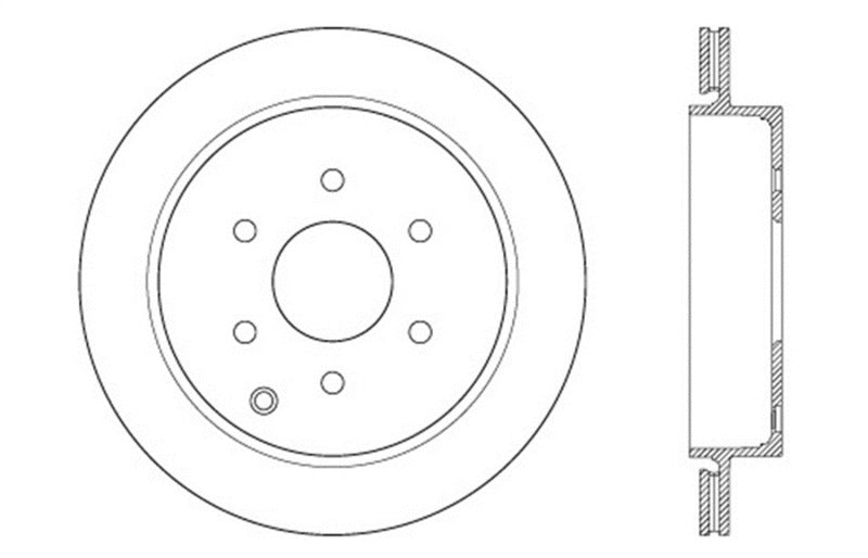 StopTech Slotted & Drilled Sport Brake Rotor