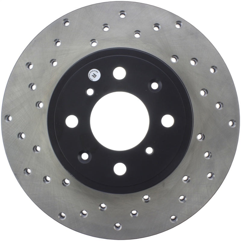 StopTech Sport Cross Drilled Brake Rotor - Rear Right