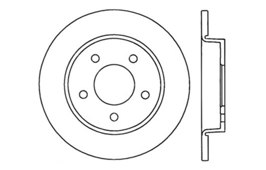 StopTech Slotted & Drilled Sport Brake Rotor