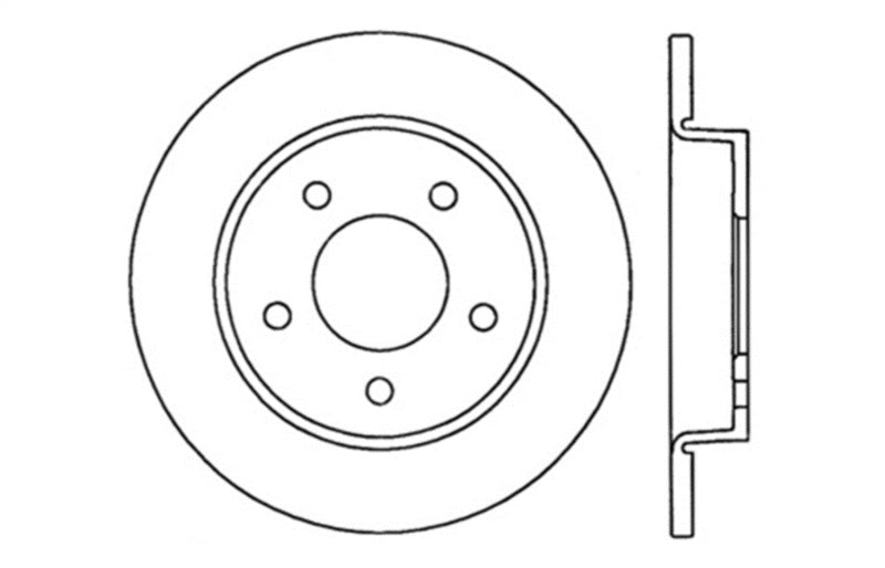 StopTech Slotted & Drilled Sport Brake Rotor