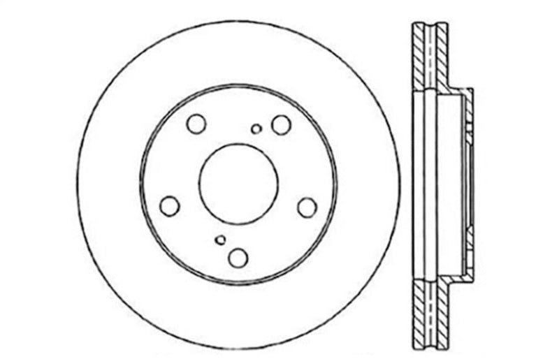 StopTech Slotted & Drilled Sport Brake Rotor