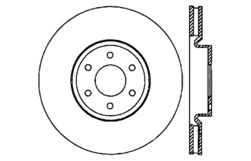 StopTech Slotted & Drilled Sport Brake Rotor