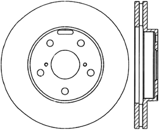 StopTech Slotted & Drilled Sport Brake Rotor