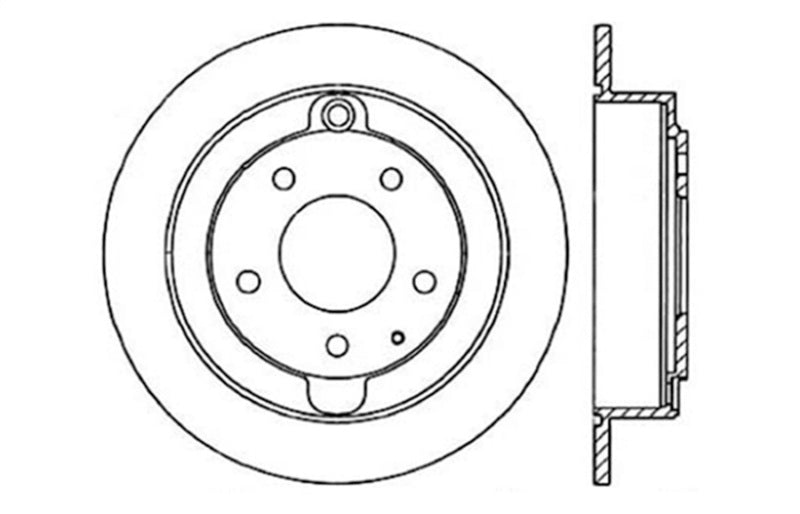 StopTech Slotted & Drilled Sport Brake Rotor