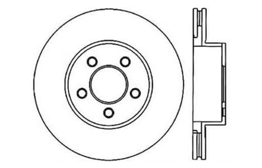 StopTech Slotted & Drilled Sport Brake Rotor