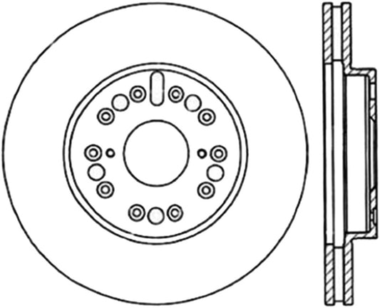 StopTech Slotted & Drilled Sport Brake Rotor