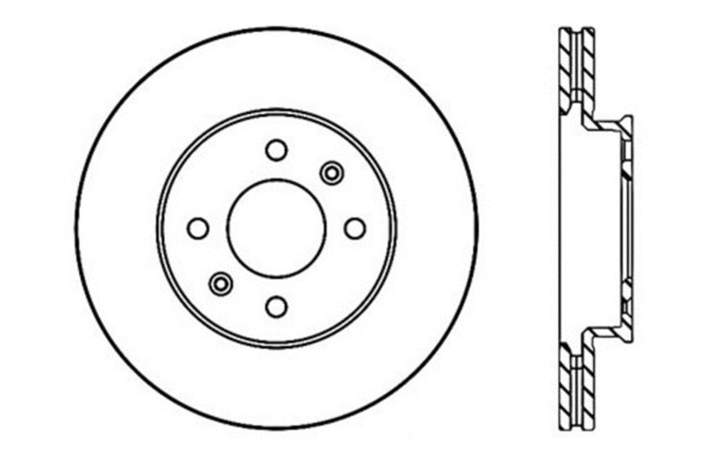 StopTech Slotted & Drilled Sport Brake Rotor