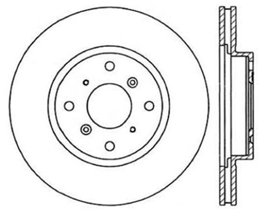 StopTech Slotted & Drilled Sport Brake Rotor