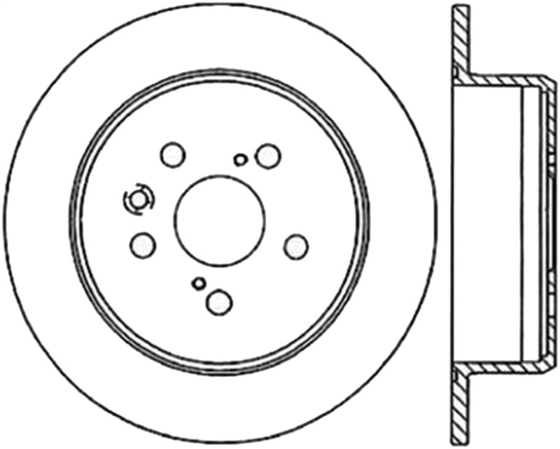 StopTech Slotted & Drilled Sport Brake Rotor