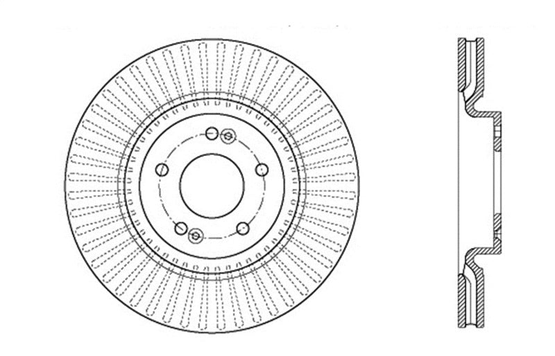 StopTech Slotted & Drilled Sport Brake Rotor