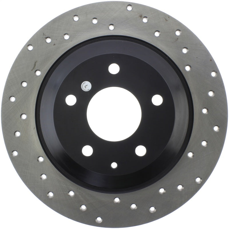 StopTech Sport Cross Drilled Brake Rotor - Rear Right