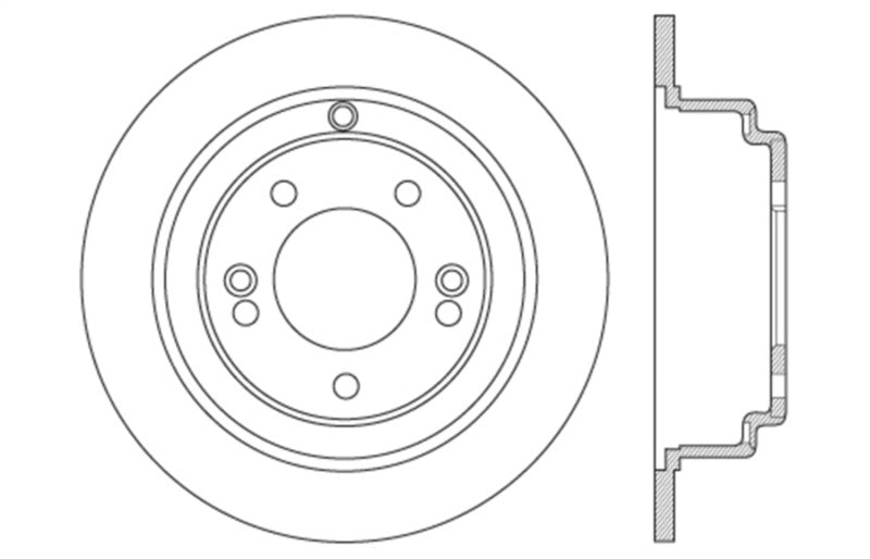 StopTech Slotted & Drilled Sport Brake Rotor