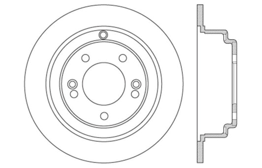 StopTech Slotted & Drilled Sport Brake Rotor