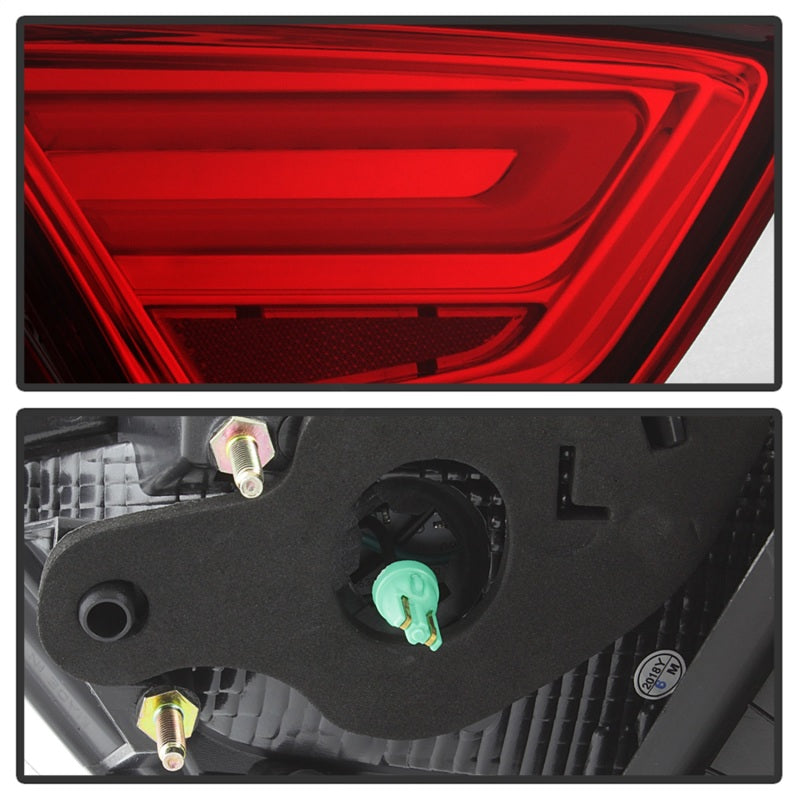 xTune 14-18 Chevy Impala (Excl 14-16 Limited) LED Tail Lights - Red Clear (ALT-JH-CIM14-LBLED-RC)