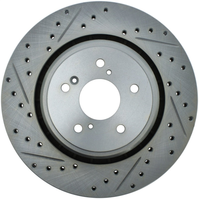 StopTech Select Sport Drilled & Slotted Rotor - Front Right