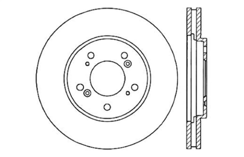 StopTech Slotted & Drilled Sport Brake Rotor